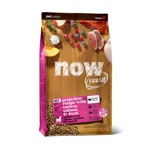 now 成貓鮮肉配方8磅 貓咪無穀天然糧