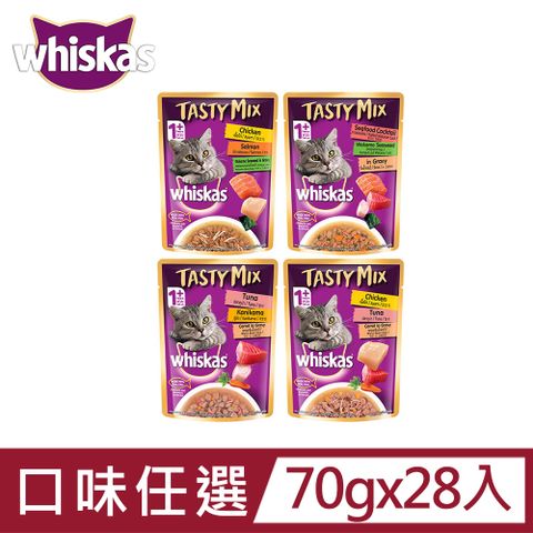 Whiskas 偉嘉 什錦珍味妙鮮包 70g*28入 寵物/貓罐頭/貓食