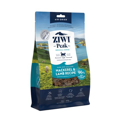 ZIWI巔峰 鯖魚羊肉 400g 經典風乾生食貓飼料