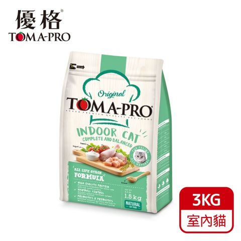 TOMA-PRO 優格 -室內貓 雞肉+米3kg