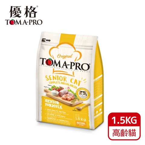 TOMA-PRO 優格 -高齡貓 雞肉+米 1.5kg