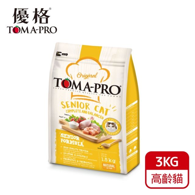 TOMA-PRO 優格  -高齡貓 雞肉+米3kg