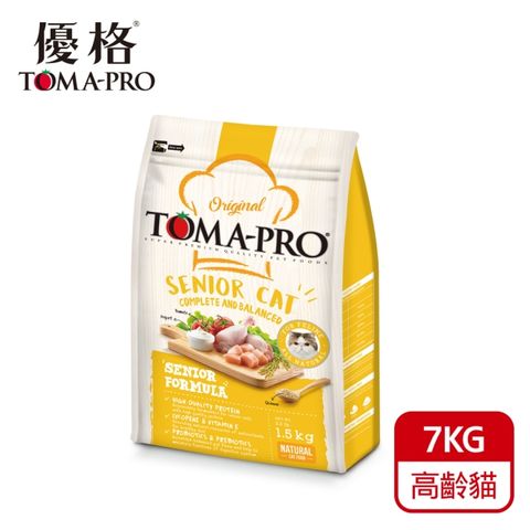TOMA-PRO 優格-高齡貓 雞肉+米 7kg