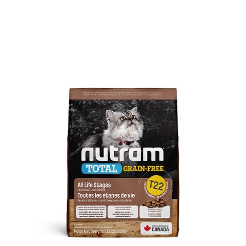 NUTRAM紐頓T22無穀貓2kg