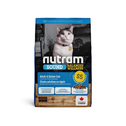NUTRAM紐頓S5成貓(雞肉鮭魚)2kg