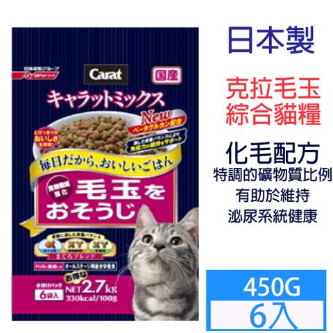 Nissin 日清 Carat克拉毛玉綜合貓糧2.7kg