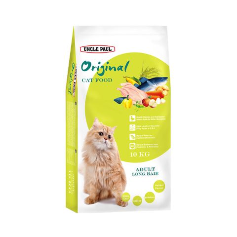 【UNCLE PAUL】2包超值組 保羅叔叔貓食 10kg(成貓 長毛貓)