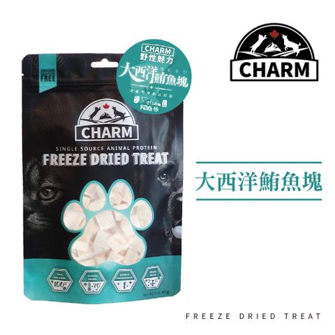 CHARM 野性魅力 大西洋鮪魚塊凍乾 40g