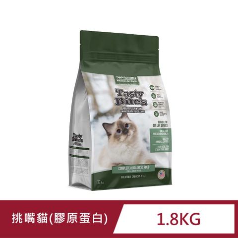 TopRation 美式優選 (膠原蛋白+左旋離胺酸) 挑嘴貓 1.8kg