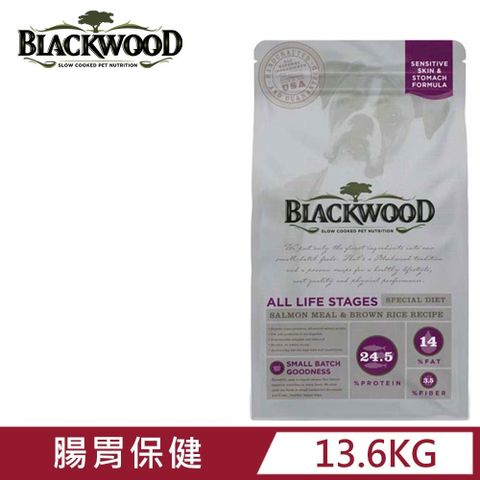 BLACKWOOD 柏萊富-功能性全齡腸胃保健(鮭魚+糙米) 30磅/13.6KG 狗飼料