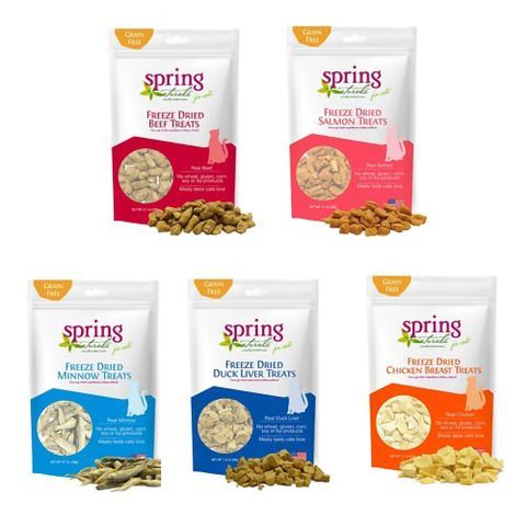 【5入組】美國Spring Natural曙光-無穀冷凍生食點心 20~60g 全年齡全品種貓