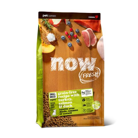now 小型幼犬/懷孕犬 鮮肉配方3.5磅 狗狗無穀天然糧