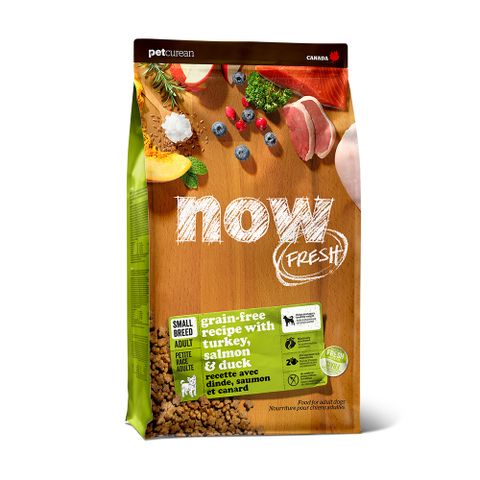 now 小型成犬 鮮肉配方12磅 狗狗無穀天然糧