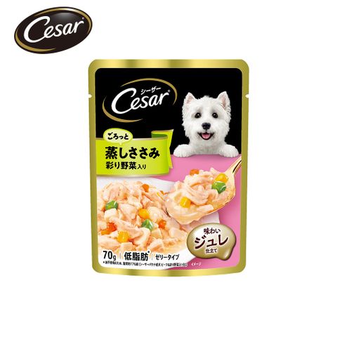 西莎 蒸鮮包成犬低脂雞肉與蔬菜(70g*16入)_寵物/狗鮮食/狗主食