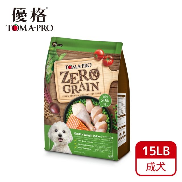 TOMA-PRO 優格  -零穀 成犬体重管理雞肉 15lb