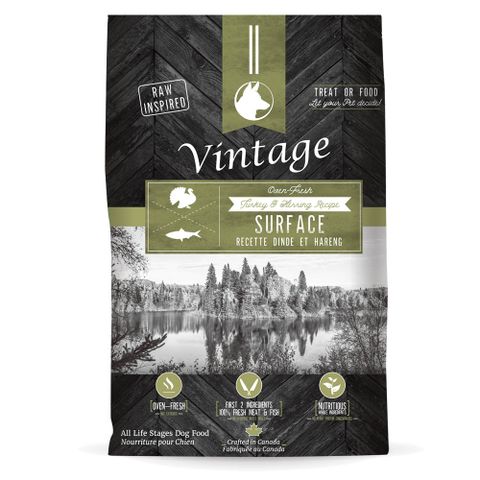 加拿大 Vintage 凡諦斯天然鮮肉海陸全餐-火雞肉+鯡魚(狗) 300/包