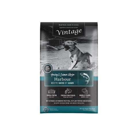 加拿大 Vintage 凡諦斯天然鮮肉海宴鮮魚-鯡魚+鮭魚(狗) 5LB/包