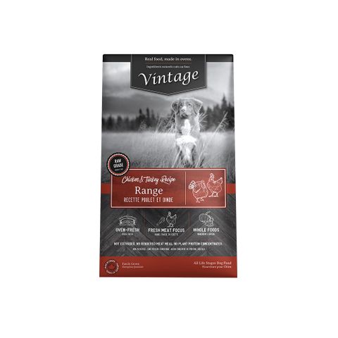 加拿大 Vintage 凡諦斯天然野宴鮮肉-雞肉+火雞肉(狗) 5LB/包