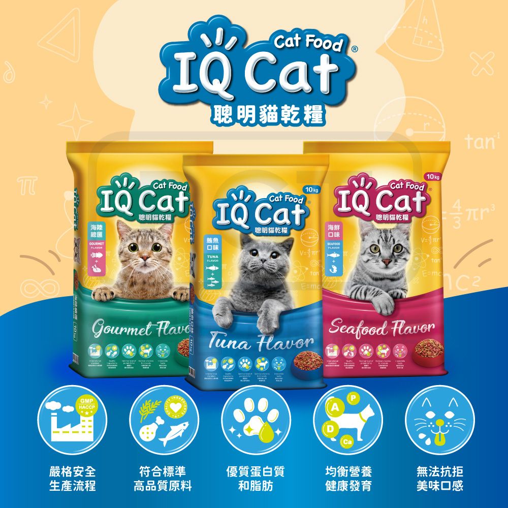 IQ Cat 聰明貓乾糧 10KG
