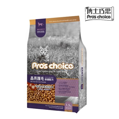 【博士巧思】機能貓食-晶亮護毛保健配方1.5KG
