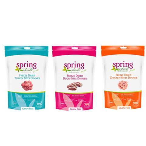 【4入組】美國Spring Natural曙光-無穀冷凍乾燥貓餐食 2.5oz (71g)