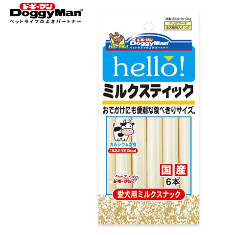 Doggyman 犬用Hello乳香牛奶條6入