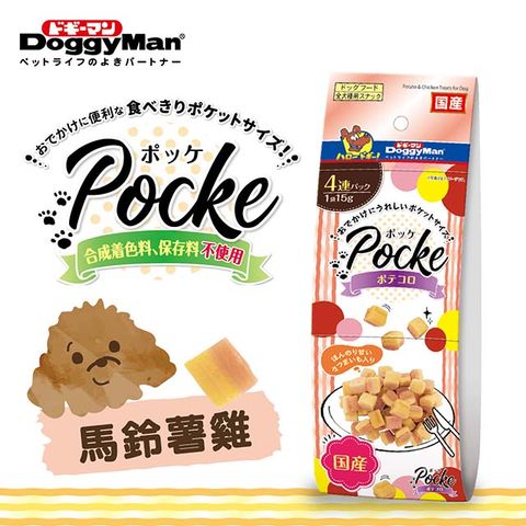 Doggyman 犬用四連方塊馬鈴薯雞肉 60g