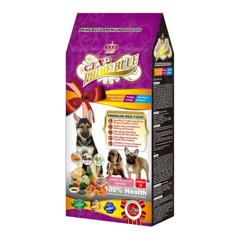 【LV藍帶精選】2包超值組 能量幼犬1.5kg(紐澳雞肉鮭魚+藍藻食譜)