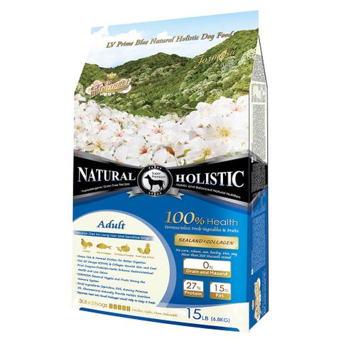 【LV藍帶無穀濃縮】2包超值組 成犬6.8kg(海陸+膠原蔬果)