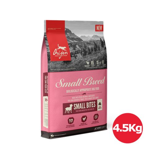 Orijen 小型成犬11種肉無榖配方4.5KG
