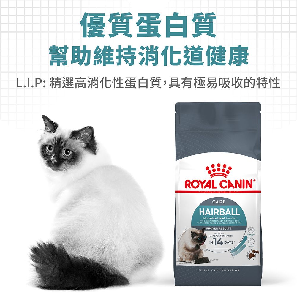 ROYAL 法國皇家 加強化毛成貓IH34 2KG