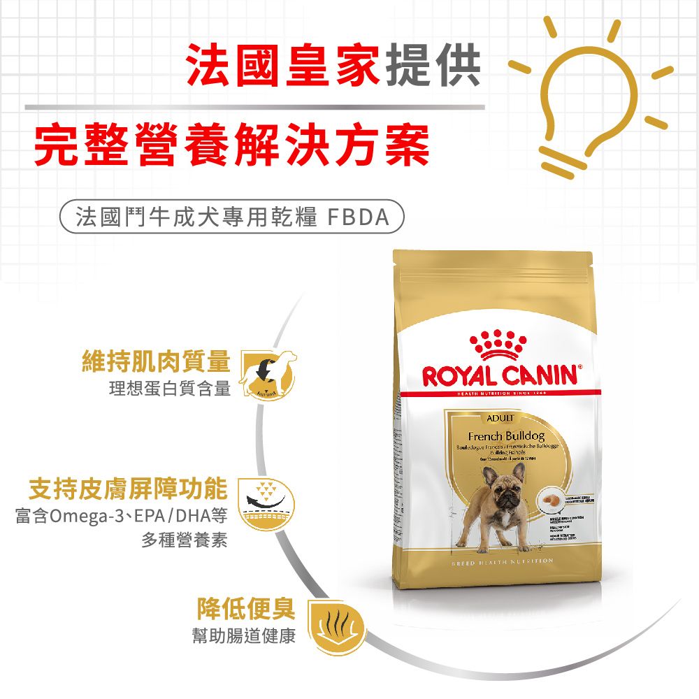 ROYAL 法國皇家 法國鬥牛成犬FBDA 3KG