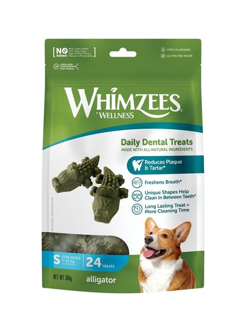 Whimzees唯潔-鱷魚型潔牙骨超值包S