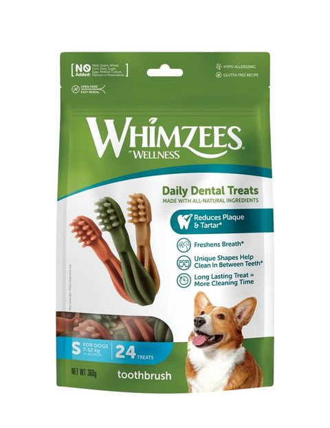 Whimzees唯潔-牙刷型潔牙骨超值包S