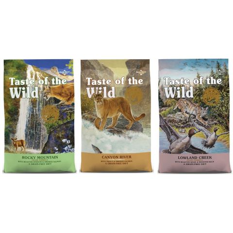 美國Taste of the Wild海陸饗宴(愛貓專用無榖野味) 6.6kg(14.55LBS)