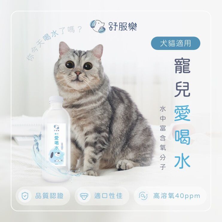  含氧分子水｜犬貓適用 ｜高溶氧水｜含氧水