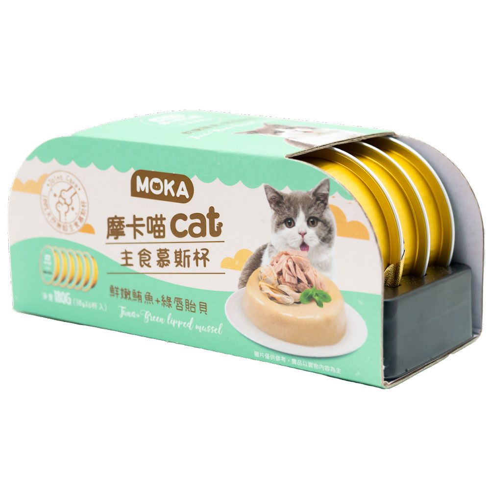  MOKA 摩卡喵 cat主食慕斯杯30g (6杯/盒) 貓罐頭 貓主食罐 慕斯貓罐