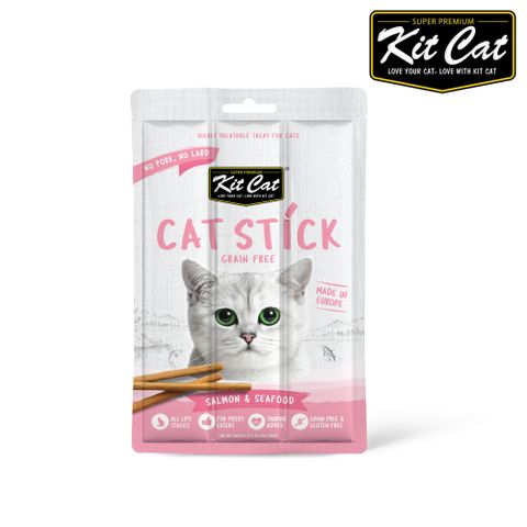 Kit Cat Kitcat 貓肉條15g-鮭魚.海鮮