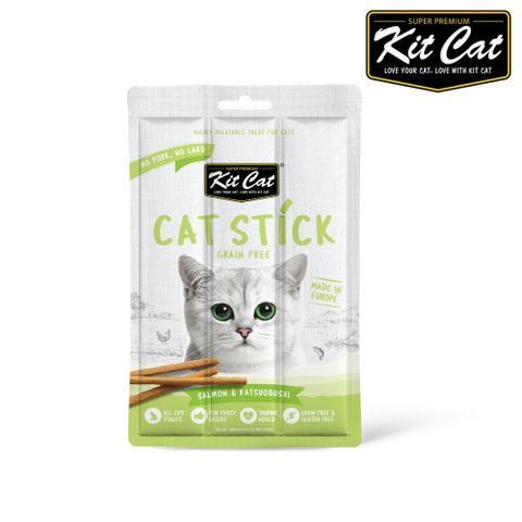 Kit Cat Kitcat 貓肉條15g-鮭魚.鰹魚