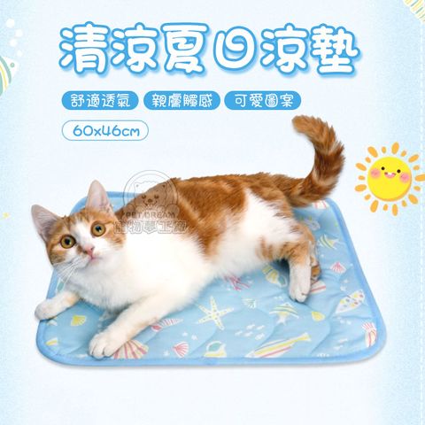 【PET DREAM】清涼夏日涼墊 地墊 沙發墊 寵物冰絲墊 透氣地墊 狗墊 貓墊 夏天涼墊 散熱墊 寵物墊