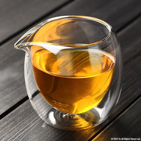 【FEW fu】雙層玻璃透明公道杯 - 200ml (茶杯、咖啡杯、清酒杯)