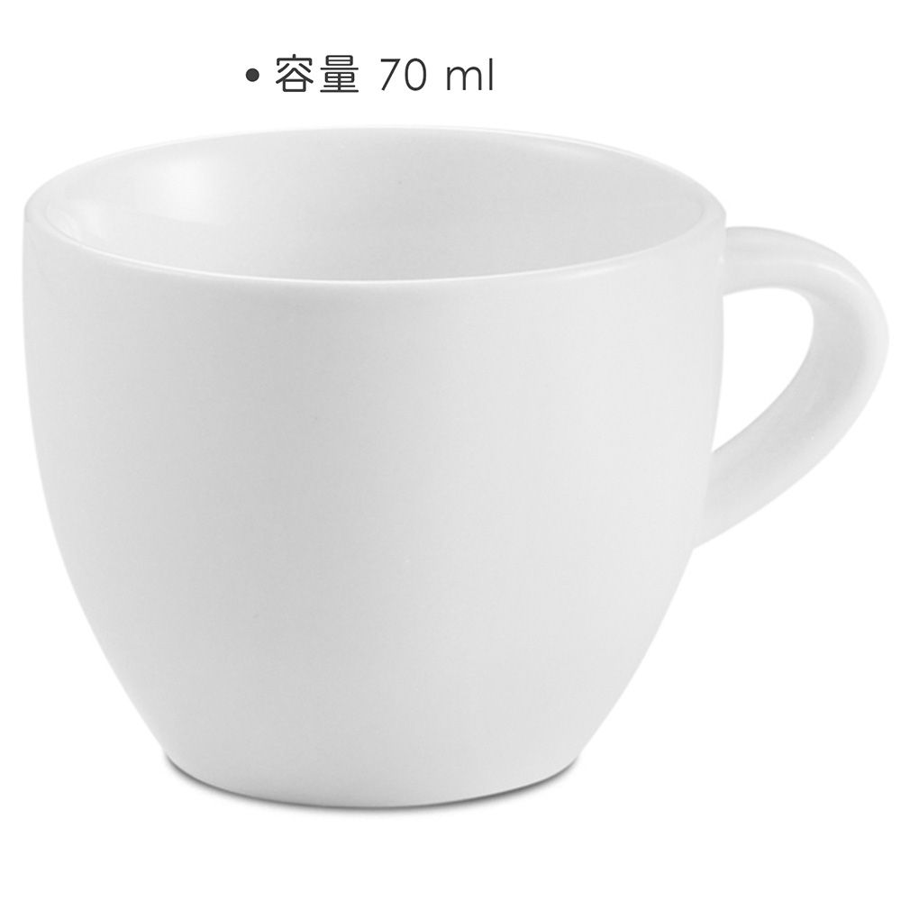 TESCOMA 白瓷濃縮咖啡杯(70ml) | 義式咖啡杯 午茶杯