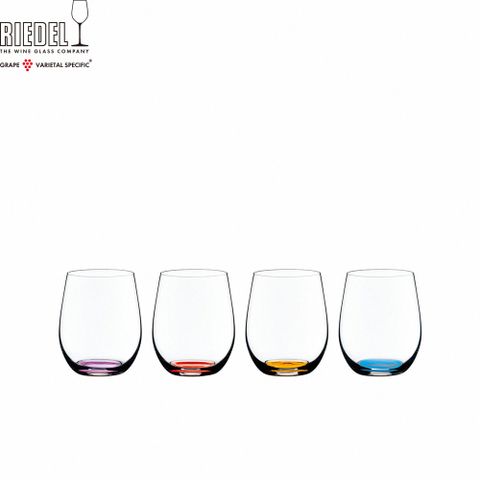 RIEDEL 酒杯之王 O Happy O 彩色派對杯-4入-320ml