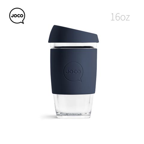 澳洲JOCO Utility啾口玻璃隨行咖啡杯-全能版16oz/473ml-Mood Indigo