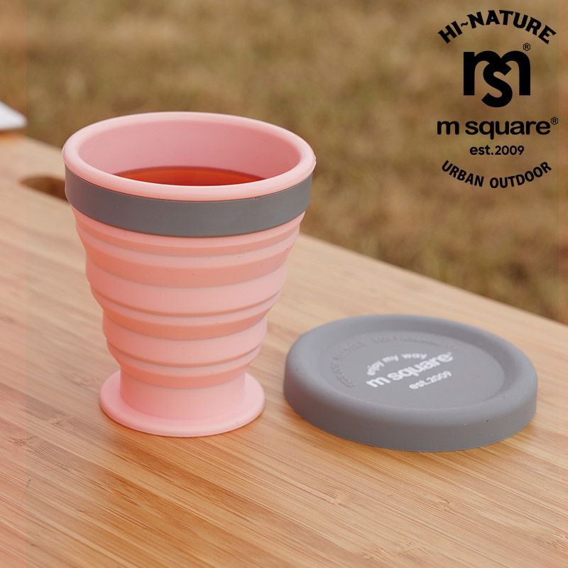 M Square  新色摺疊矽膠中杯