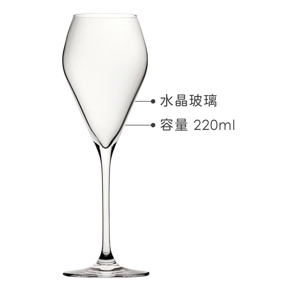 RONA 洛娜 Mode水晶玻璃香檳杯(220ml) | 調酒杯 雞尾酒杯