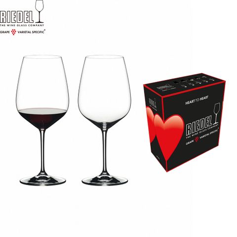 【Riedel】Heart to Heart Cabernet/Merlot 卡本內/梅洛紅酒-2入_800ml