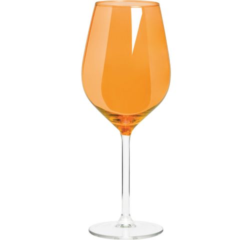 EXCELSA 義大利 波爾多紅酒杯(橘500ml) / 調酒杯 雞尾酒杯 白酒杯