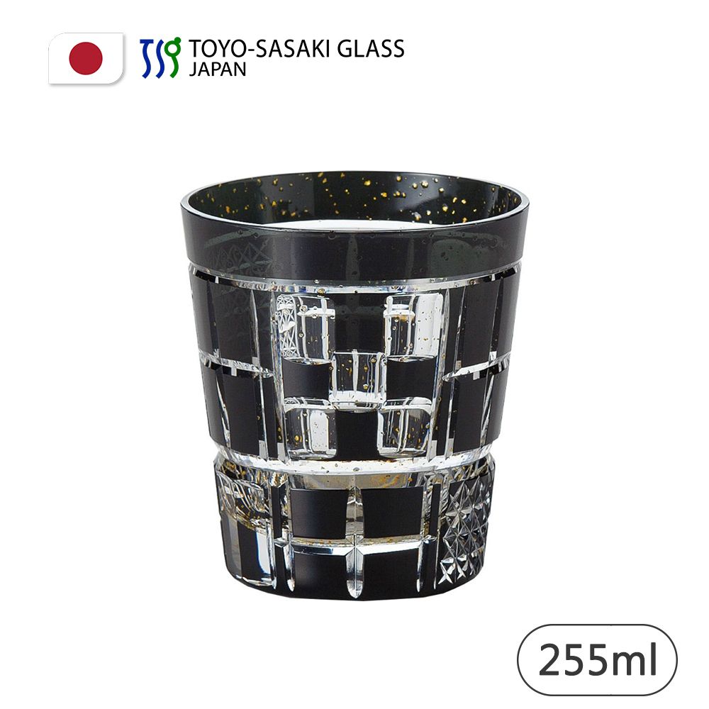 TOYO 【 SASAKI】日本製八千代墨色威士忌杯/255ml