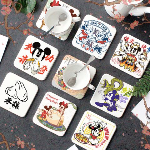 Disney 迪士尼 珪藻土吸水杯墊2入組